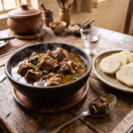 Goat Meat Pepper Soup with Yam