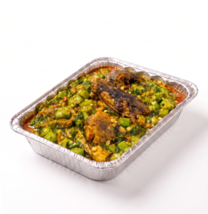 Okra & Ugba Soup (Assorted Meat/Fish)